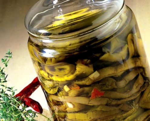 ricetta delle melanzane sott'olio a crudo fatte in casa