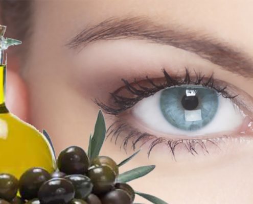 come usare l'olio di oliva come contorno occhi
