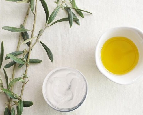 olio di oliva crema corpo, viso e sopracciglia