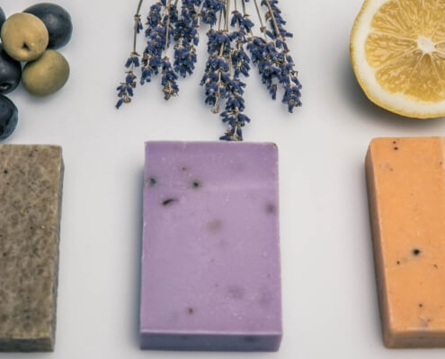 Saponette all'olio d'oliva fatte in casa