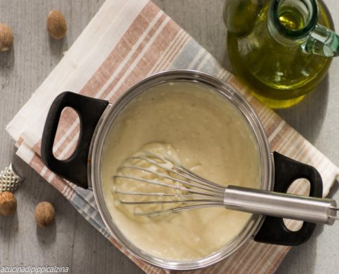 preparare la besciamella con olio di oliva