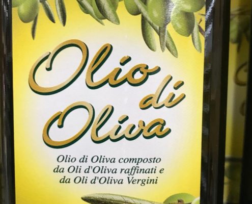 acquisto olio di oliva vergine e raffinato