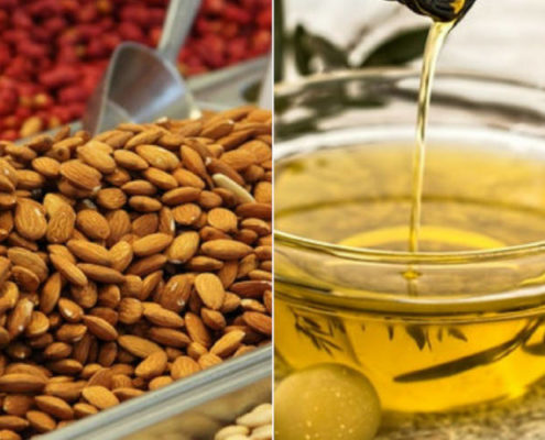 Olio evo e frutta secca nella dieta mediterranea