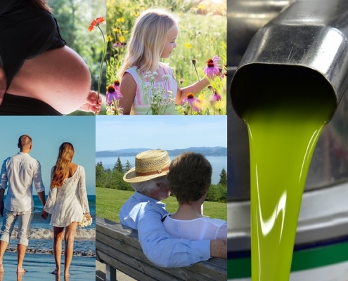 Olio Evo nelle varie fasi della nostra vita