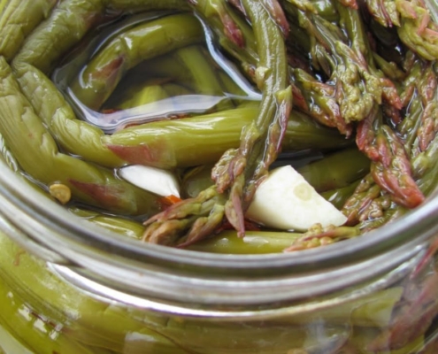 ricetta pugliese asparagi sott'olio