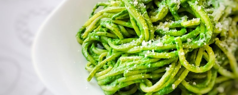 Spaghetti al Pesto di Pistacchi con Olio Extravergine di Oliva