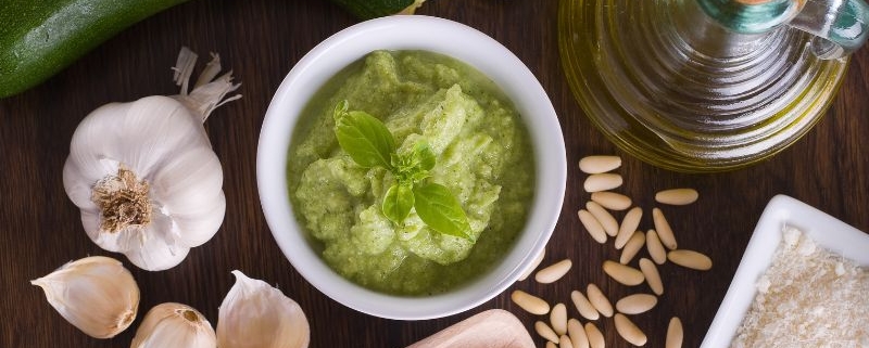 Ricetta Pesto di zucchine con olio di oliva