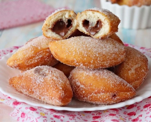 Ricetta Panzerotti con Olio Evo alla Nutella