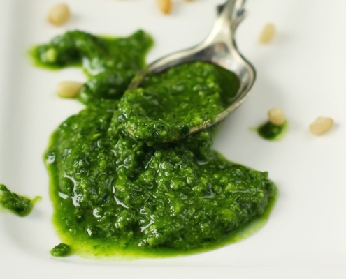 Ricetta pesto con rucola e olio evo